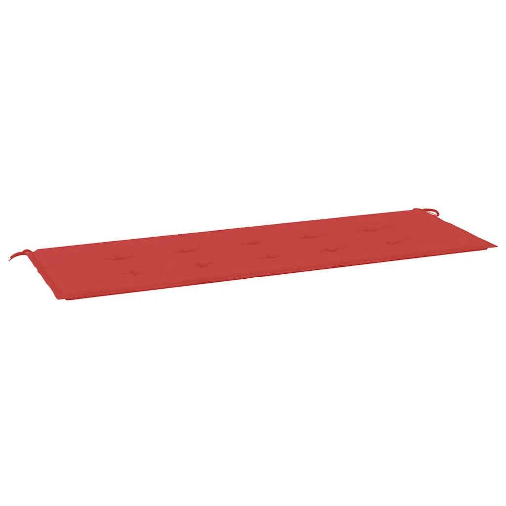 Cuscino per Panca-Cuscini per panchina Rosso 150x50x3 cm in Tessuto Oxford