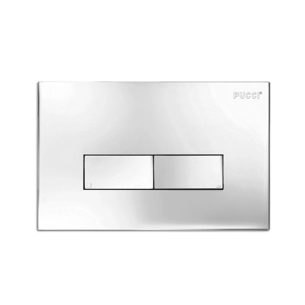 PLACCA PER CASSETTA INCASSO PUCCI ECO CON TELAIO- Cromo- PUCCI- pezzi 1