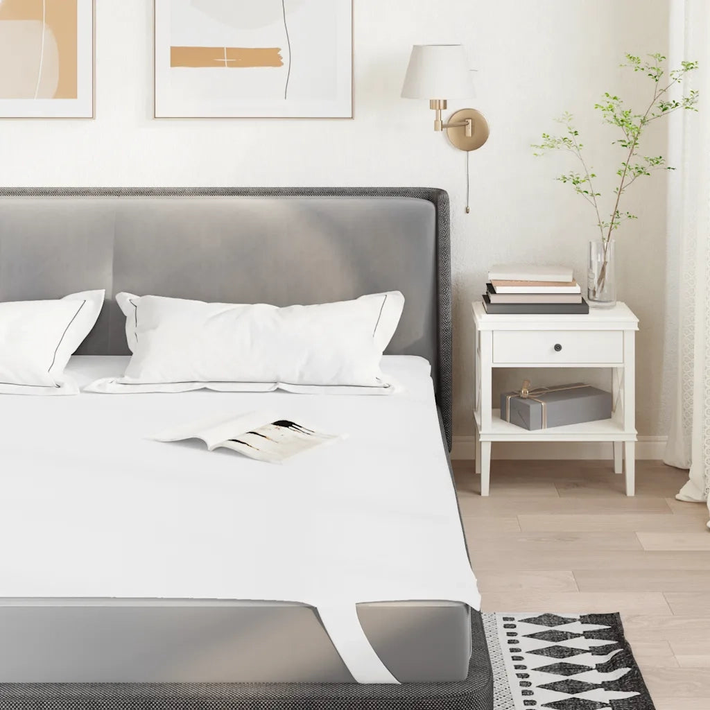 Coprimaterasso Bianco 180x220 cm Impermeabile 4100180