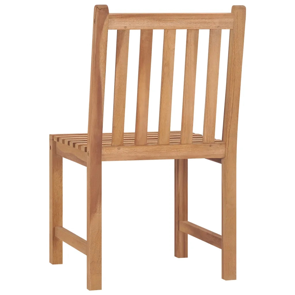 Set da pranzo da giardino 5 pz 150x90 cm in legno massello di teak