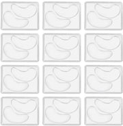 Accessori per Maschere Oculare DIY - Pads Transparenti - 12 Paar - Accessori per Maschere Oculare - Sostegno per Gli Occhi - Adatto per DIY -...