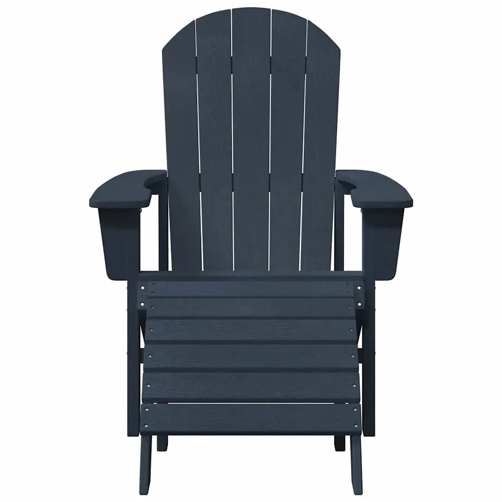 Sedia Adirondack Blu navy 82 x 74 x 92 cm HDPE 42006630