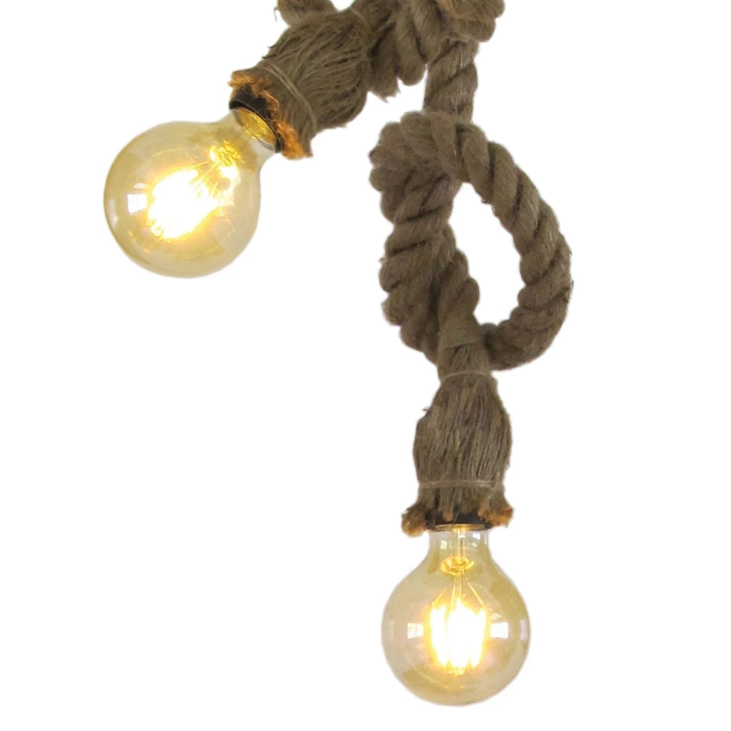 LÚZETE - PÉNDEL CUERDA BARCO 2 LUCES