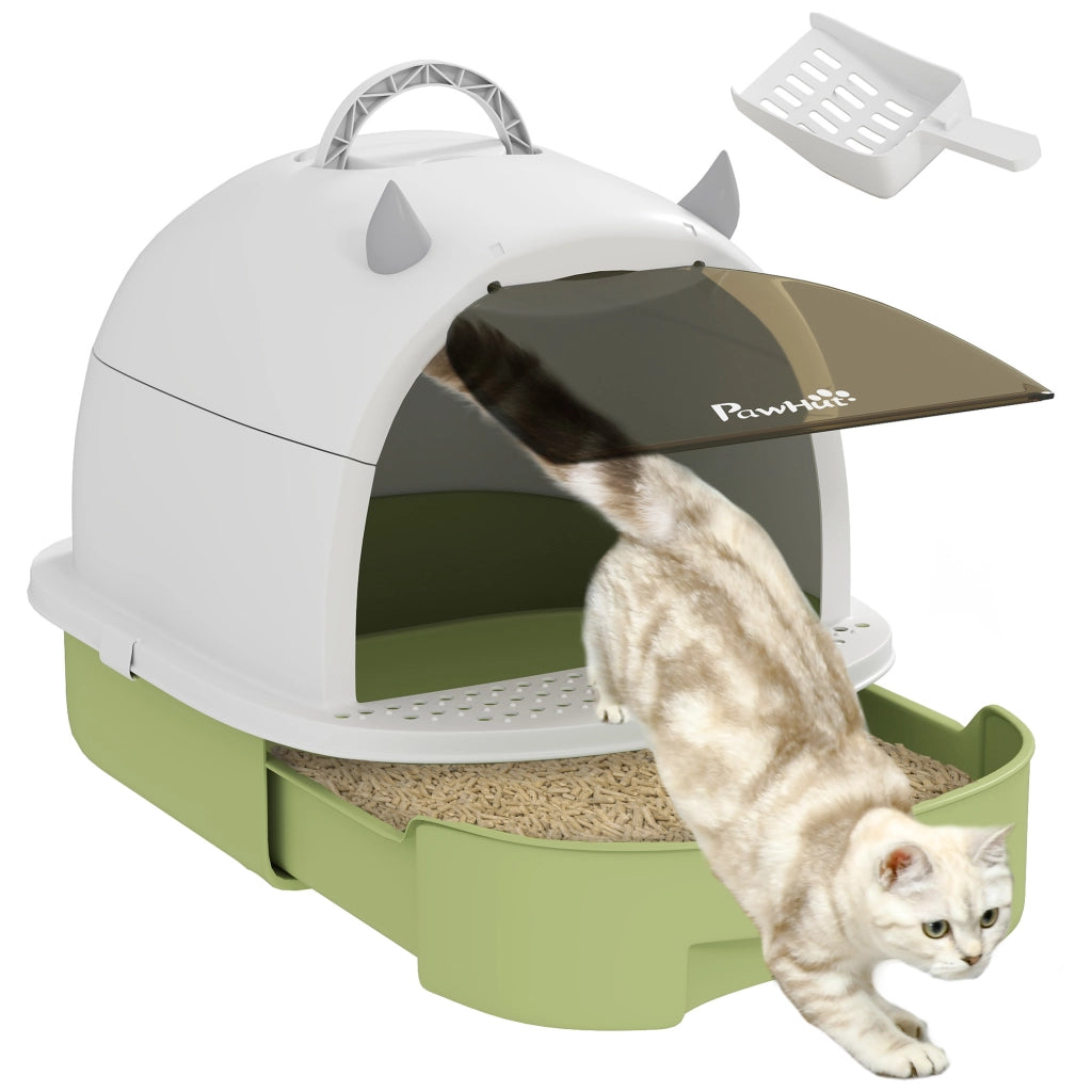 Lettiera per Gatti Chiusa con Vassoio Estraibile ¨C Minimal ¨C Multicolore