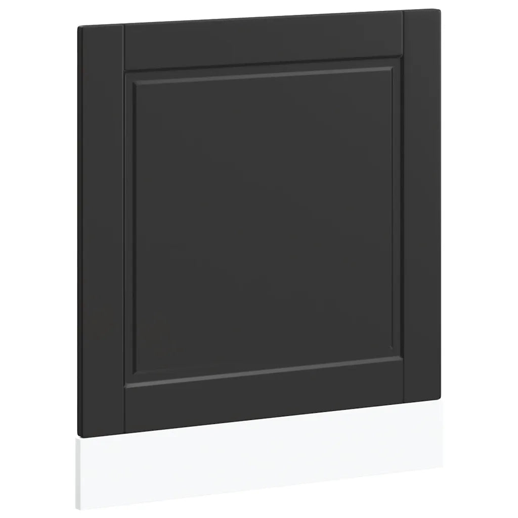 Pannello Lavastoviglie Porto Nero 60x1,5x57 cm in Truciolato