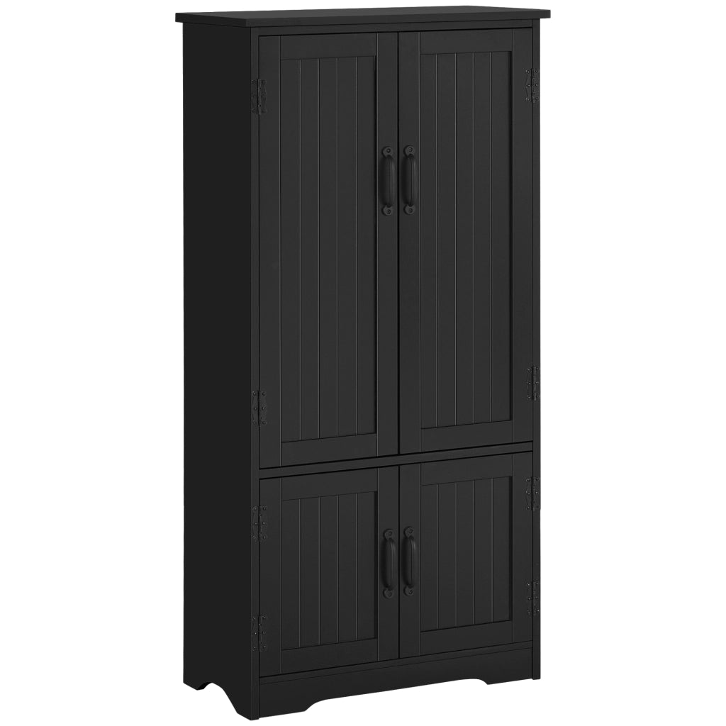 Armadio da cucina con 2 ante e 3 ripiani ¨C zephmum ¨C MDF nero