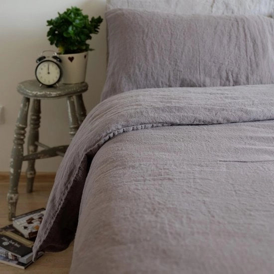 Set di lenzuola in lino stonewashed 100% lino