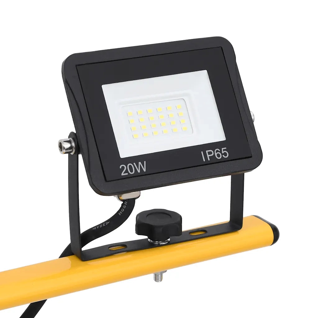Faretto a LED con Treppiede 2x20 W Bianco Freddo 149659