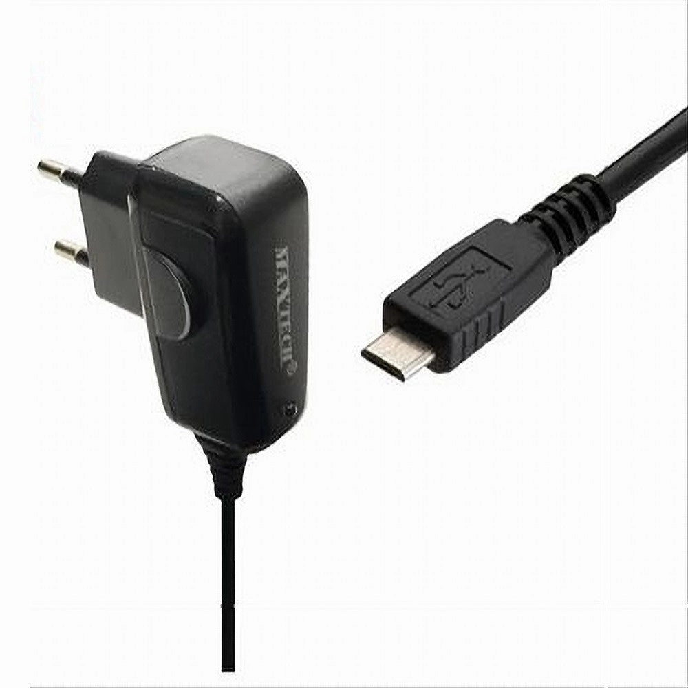 Trade Shop - Caricabatterie Micro Usb Da Viaggio Spina 5pin 5v-1000ma 5watt Maxtech Ca-s008a -