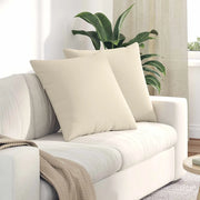 Cuscini da Divano 2 pcs Beige 80 x 80 cm Tessuto 42014074