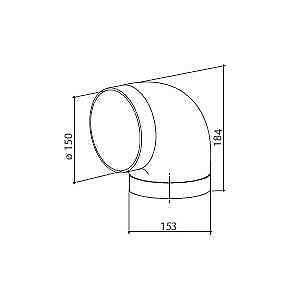 FABER S.p.A. 112.0253.688 accessorio per cappa Tubo di prolunga per cappa aspirante