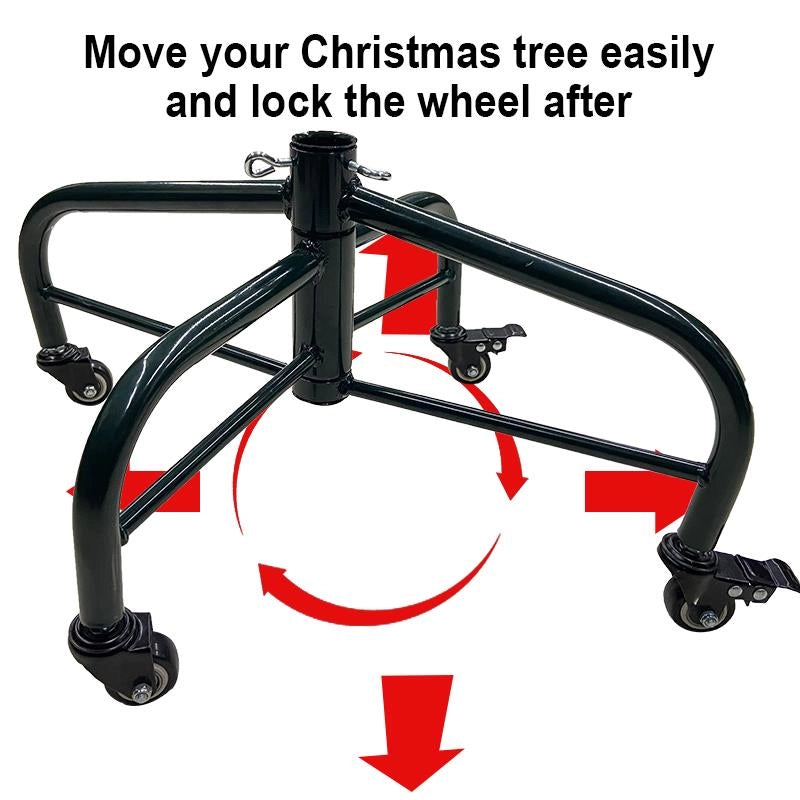 Base albero metallo con ruote cm66