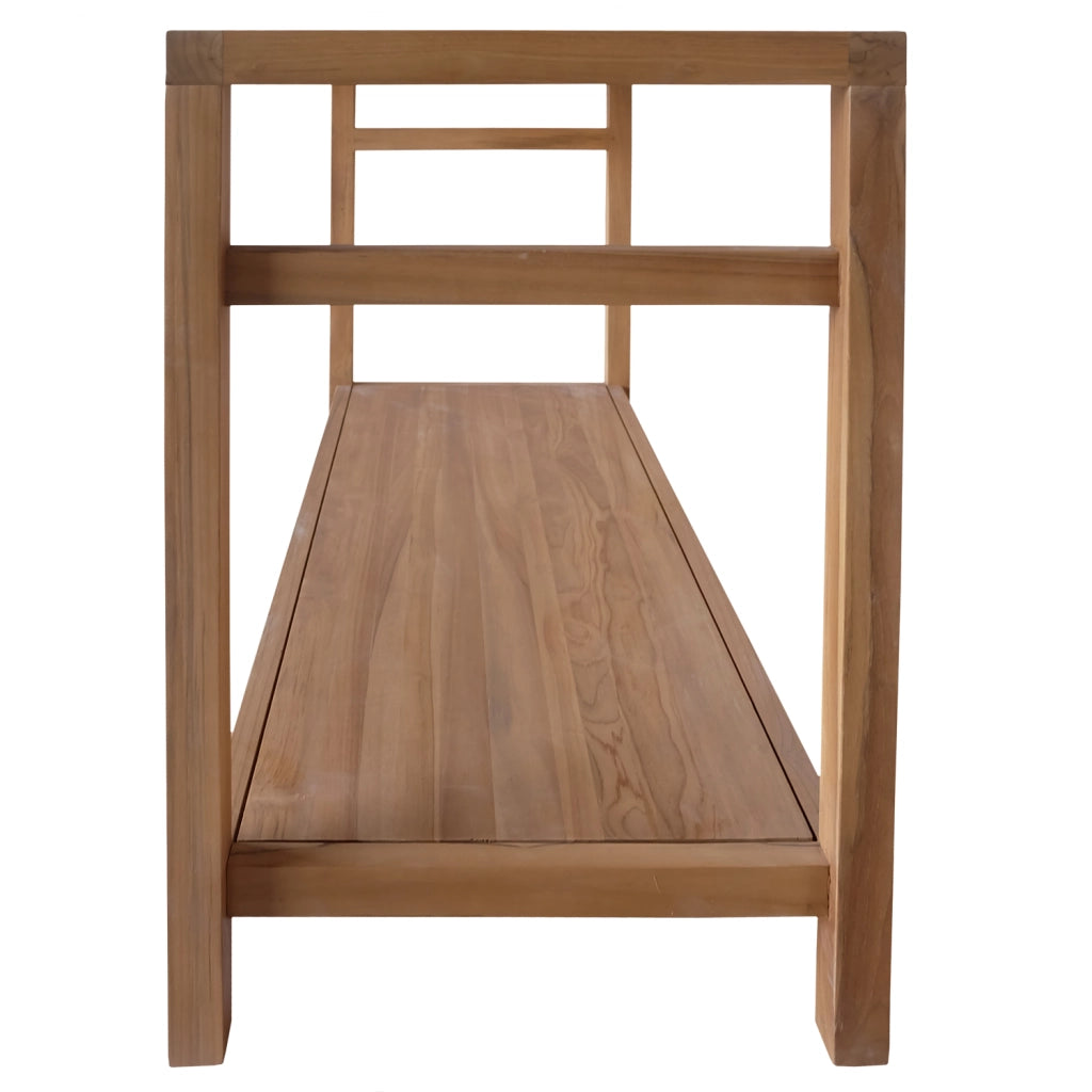 Mobile lavabo doppio in teak 120cm DEWI