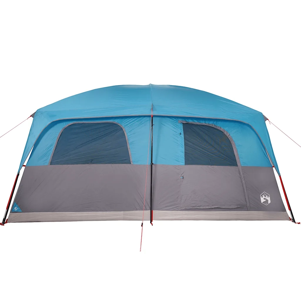 Tenda Familiare Cabina per 8 Persone Blu Impermeabile