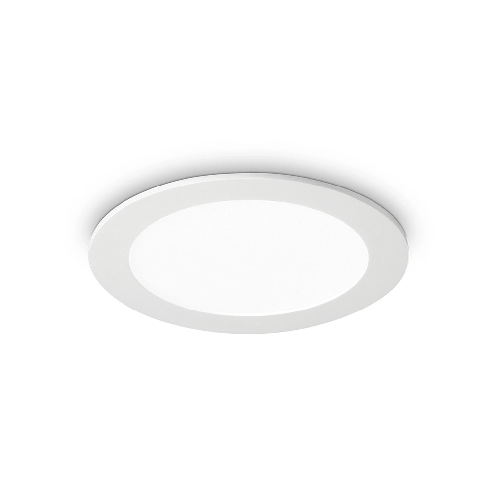 Faretto Da Incasso Moderno Groove Alluminio Bianco Led 20W 3000K D16,8Cm