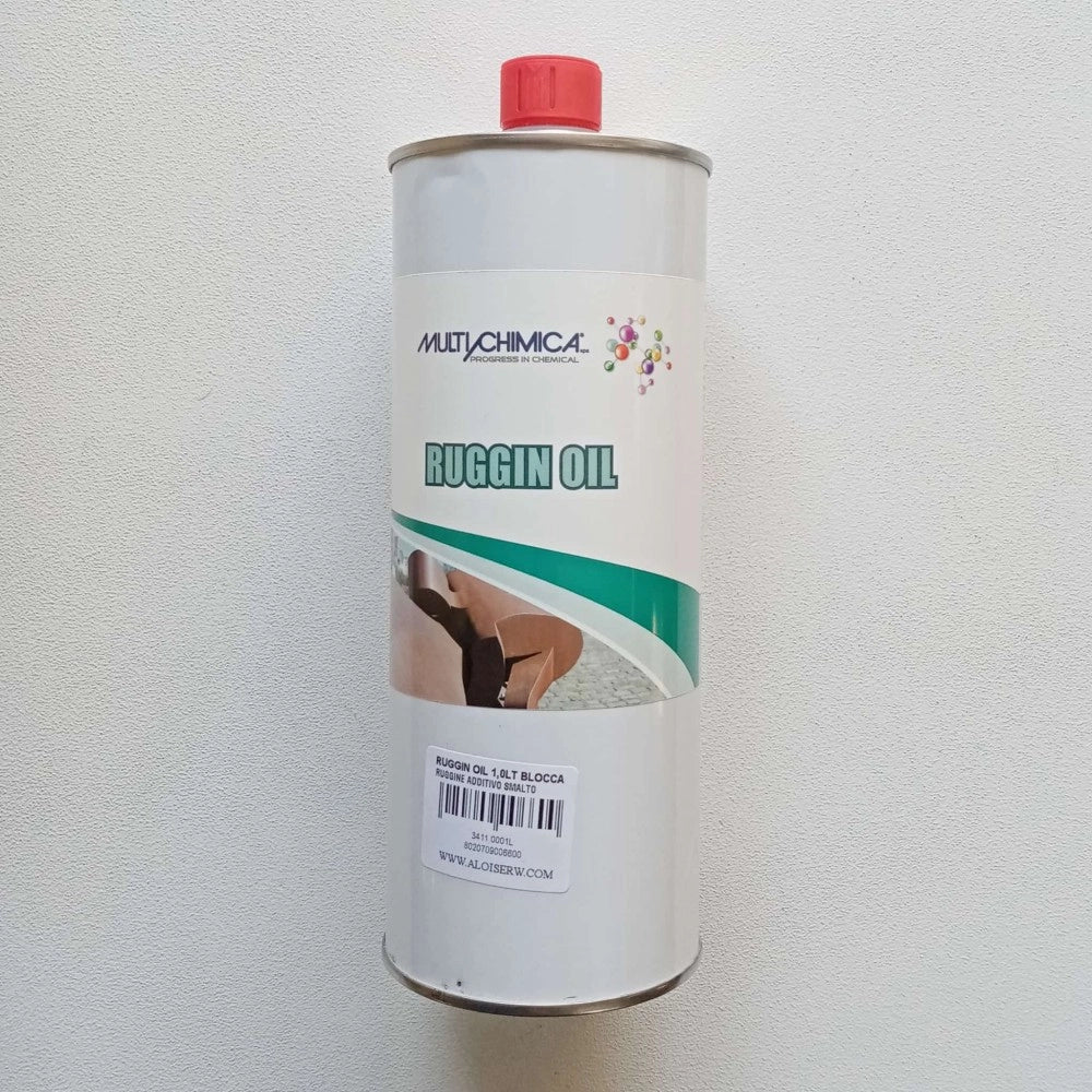 Ruggin oil 1lt blocca ruggine additivo anticorrosivo trasparente per vernice