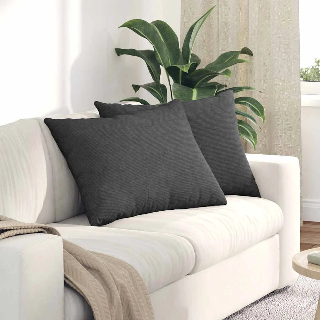 Cuscini da Divano 2 pcs Grigio scuro 70 x 50 cm 42013775