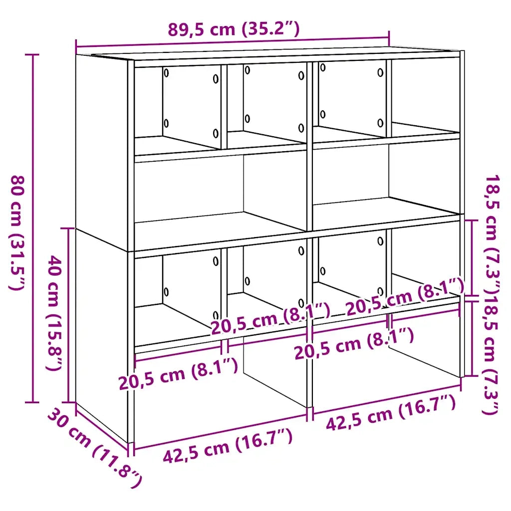 Scarpiere 2 pz Impilabili Bianche 89,5x30x40 cm 858840