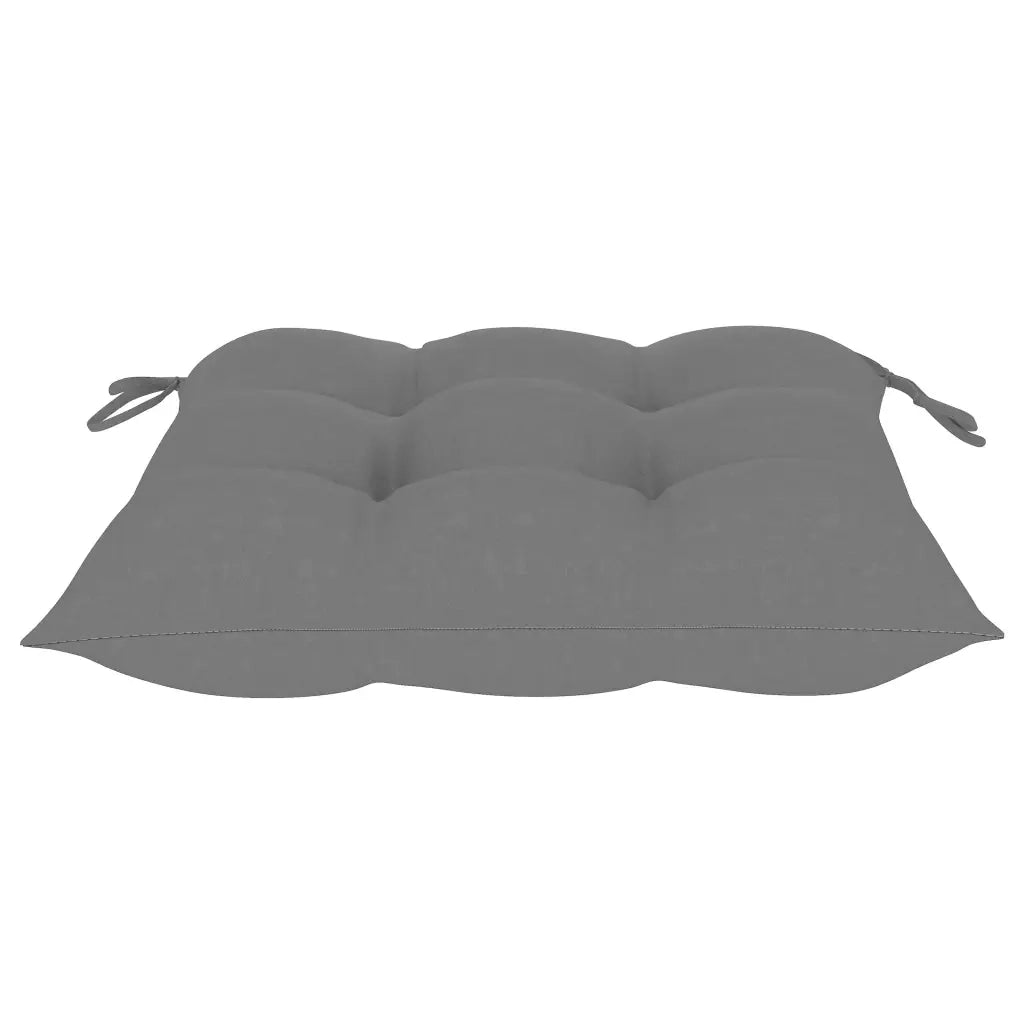 Set da Pranzo da Giardino 5 pz Pieghevole con Cuscini in Bambù 3063976