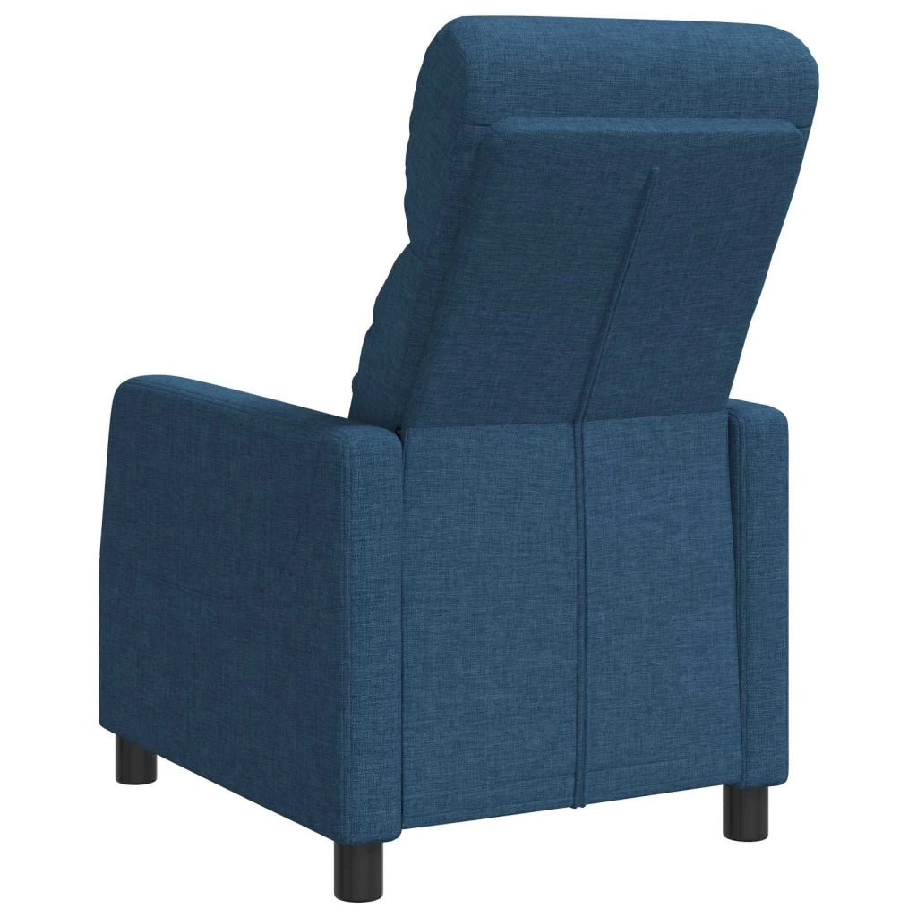 Poltrona reclinabile Blu Tessuto 42035085