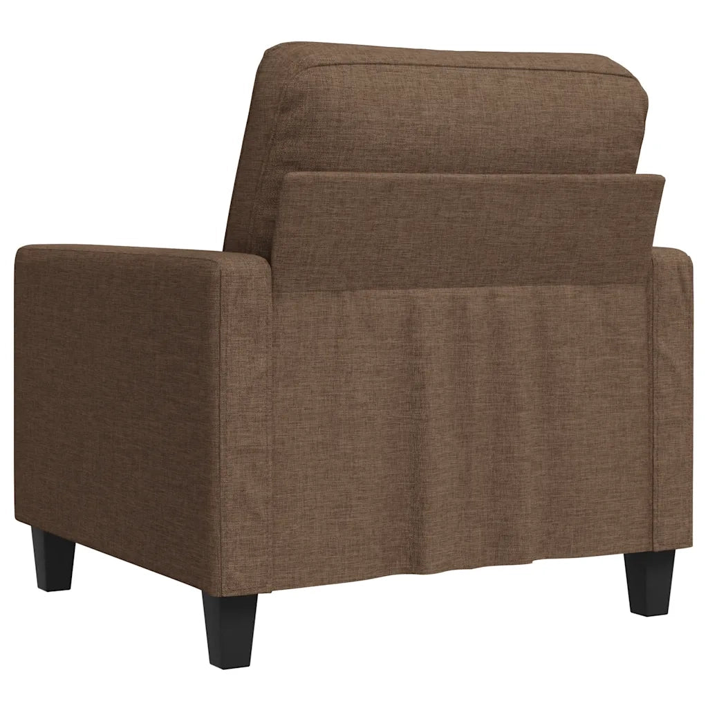 Poltrona Marrone 60 cm in Tessuto 359150