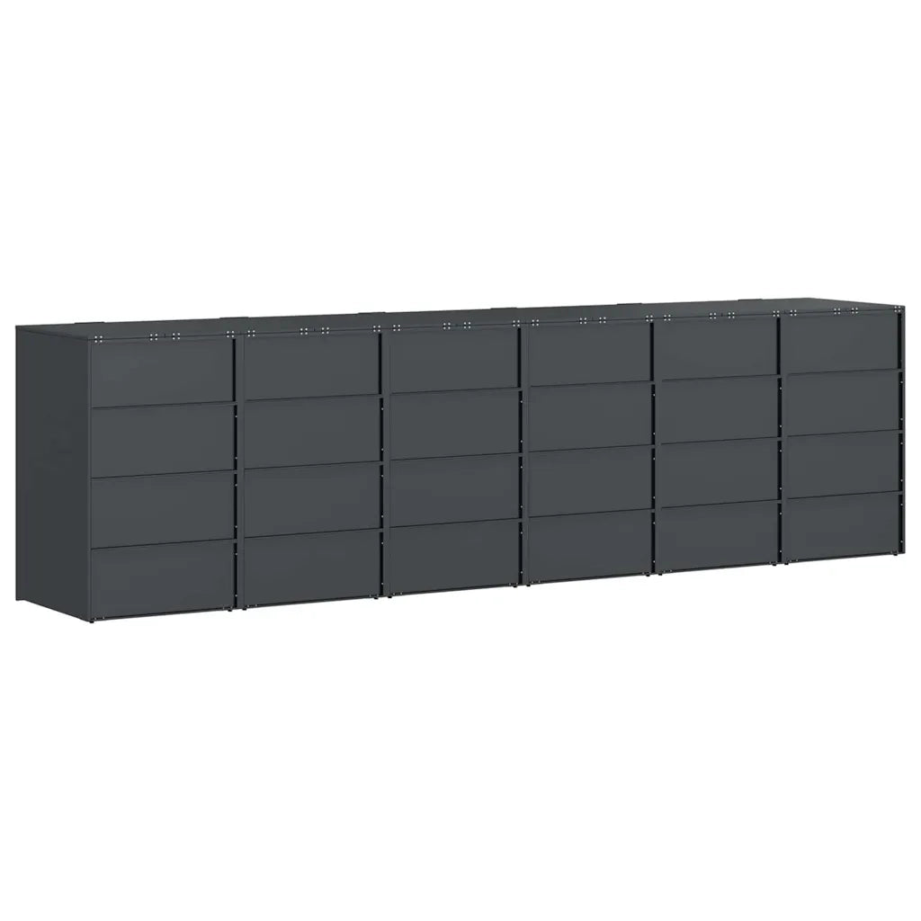 Contenitore per Rifiuti per 3 Bidoni 340 x 77.5 x 115.5 cm 3394772