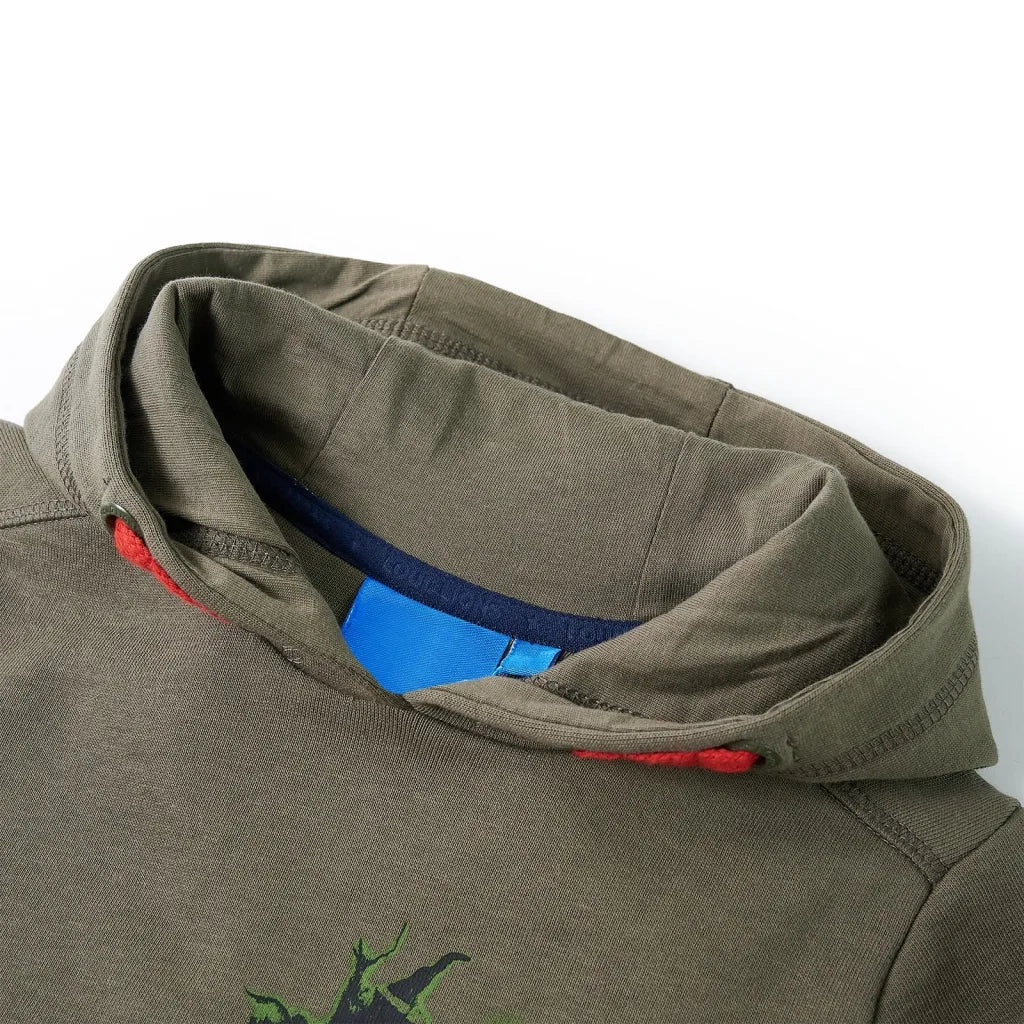 Felpa con Cappuccio per Bambini Cachi 104