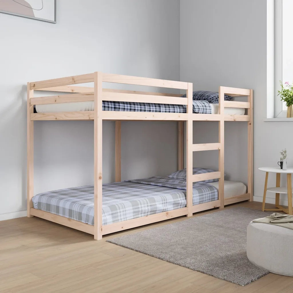 Letto a Castello senza Materasso 90x190 cm Legno di Pino 3206507