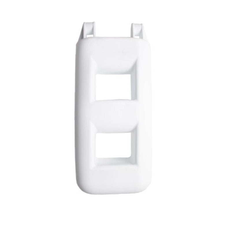 PARABORDO A SCALETTA A 2 GRADINI WHITE COLOR WITH 3 STEPS