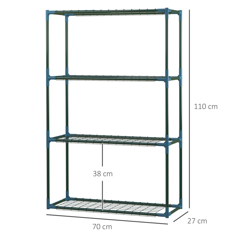 Libreria 4 Ripiani ¨C Minimal ¨C Verde 70x27x110 cm