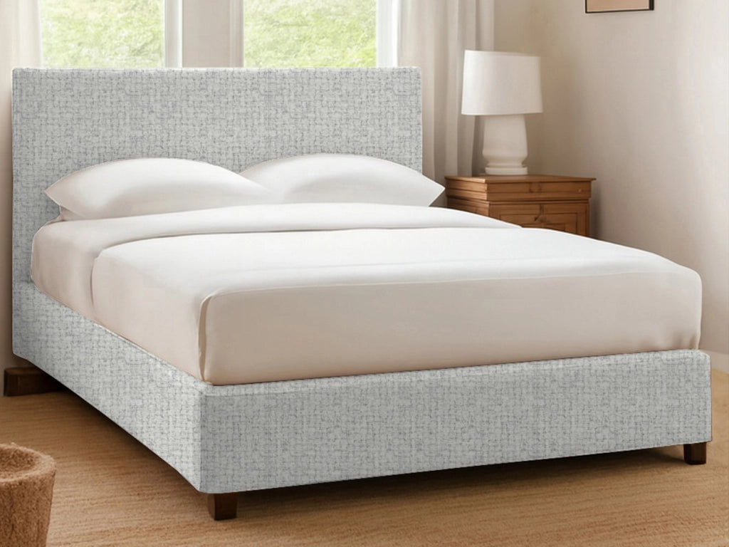Dagenham, Letto Singolo Sfoderabile Made in Italy, Grigio Chiaro