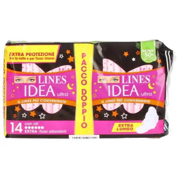 ASSORBENTI LINES IDEA ULTRA 14 PZ PACCO DOPPIO