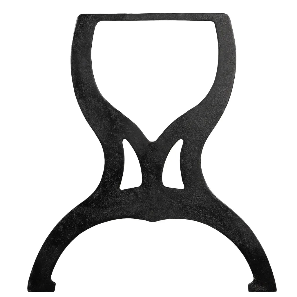 Gambe per Panca 2 pz-Set di 2 Supporti per Panca a Forma di X in Ghisa