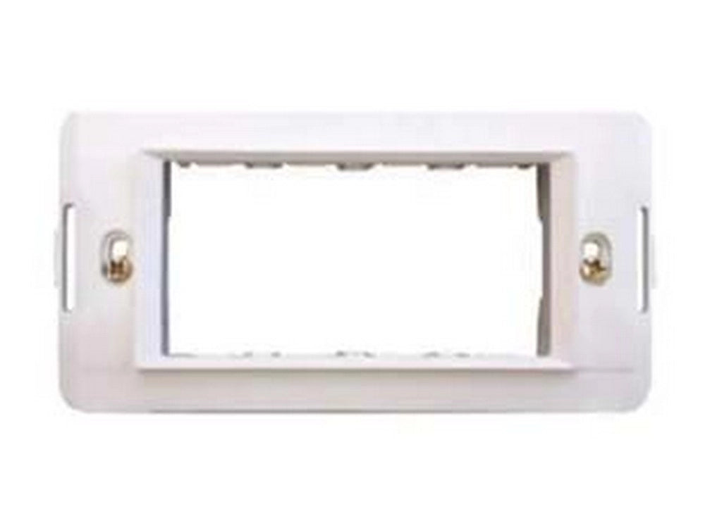 10pz supporto per placche 4 posti "aqua" - 4 posti - (7724.b) cod:ferx.fer447218