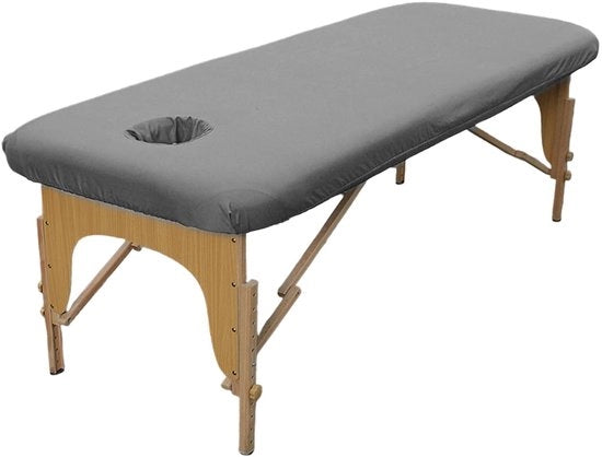 Tavolo massaggiante in poliestere 80 x 190 cm - Resistente all'olio - Lavabile - Elastico - Respirante - Foderato con fibre di poliestere morbido - Tavolo massaggiante