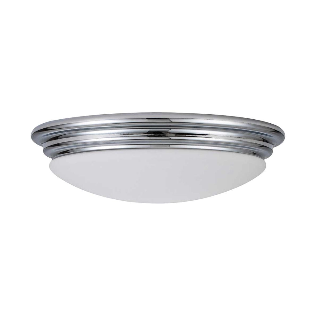 Plafoniera bagno rotonda 35,6cm GX53 5,7W cromata Elstead