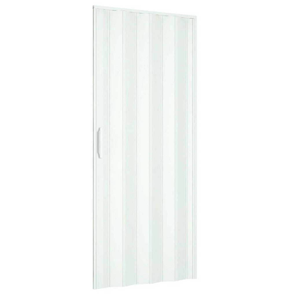 Porta a soffietto da interno in kit in PVC Bianca 82x220 cm mod. Simona