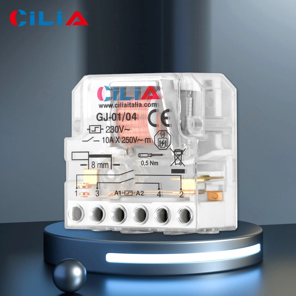 Rel¨¨ Commutatore ad Impulsi 230V 10A ¨C Minimal ¨C Tipo 26.08