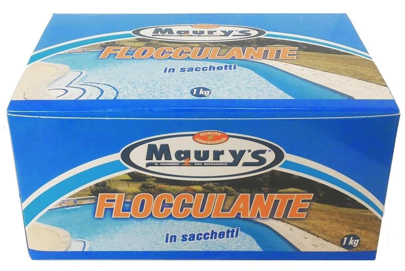 MAURY'S FLOCCULANTE TRATTAMENTO PER PISCINA IN PASTIGLIE 1KG