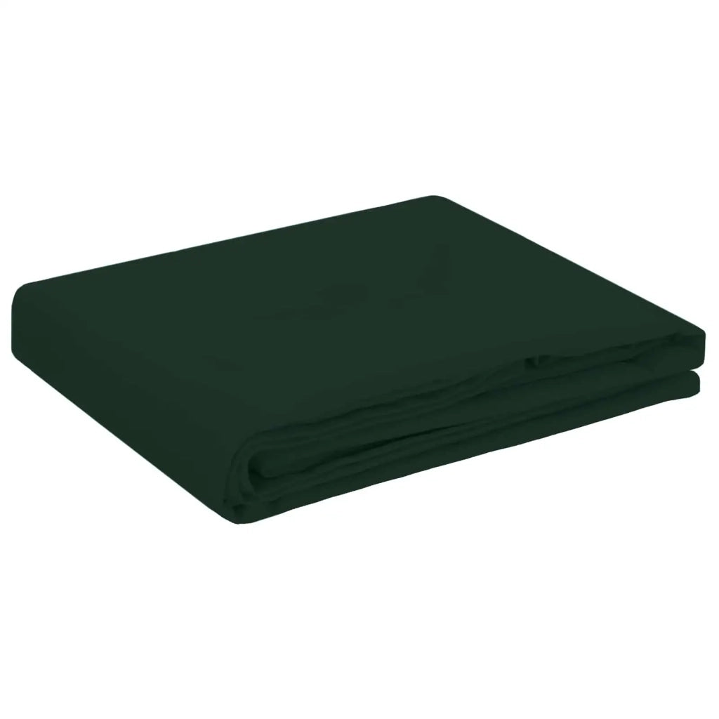 Tovaglia da Tavolo 5 pz Verde Scuro 130 x 180 cm Poliestere 42040270