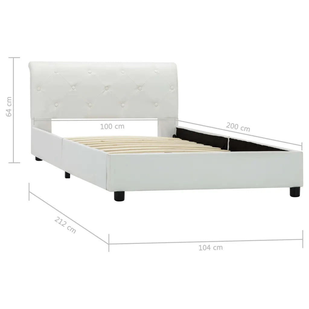 Giroletto Bianco in Similpelle 100x200 cm 284871