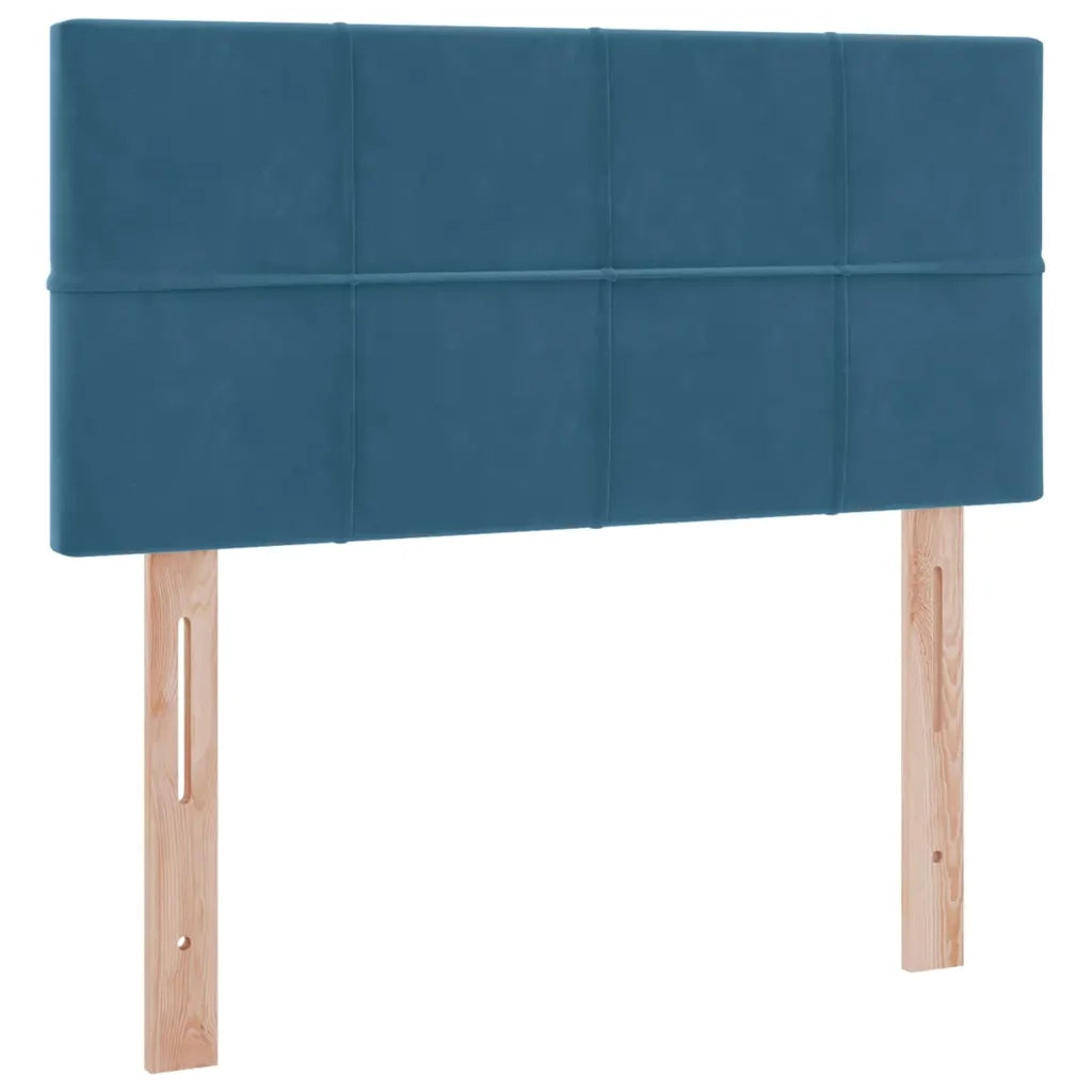 Letto con Contenitore Blu Scuro 100 x 200 cm Velluto 3370741