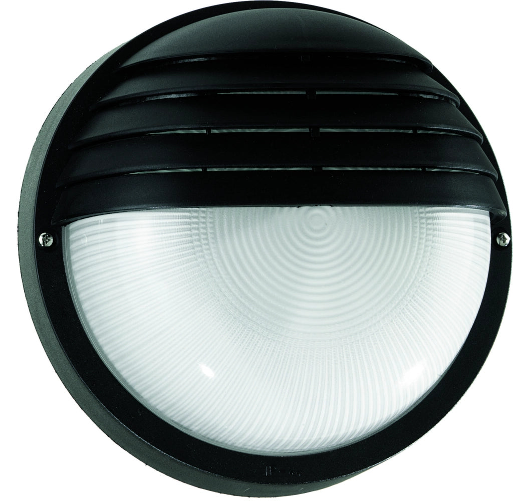APPLIQUE TONDA PALPEBRA NERA E27 IP44 215x130h
