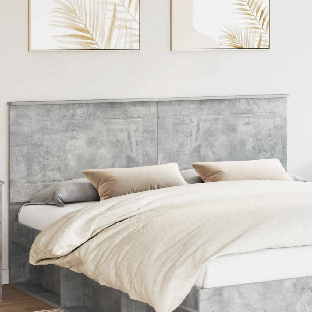 Testiera | Testata Grigio Cemento 100 cm Legno ingegnerizzato