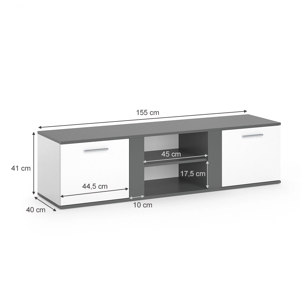 Vicco Mobile tv Antracite 155 x 41 cm