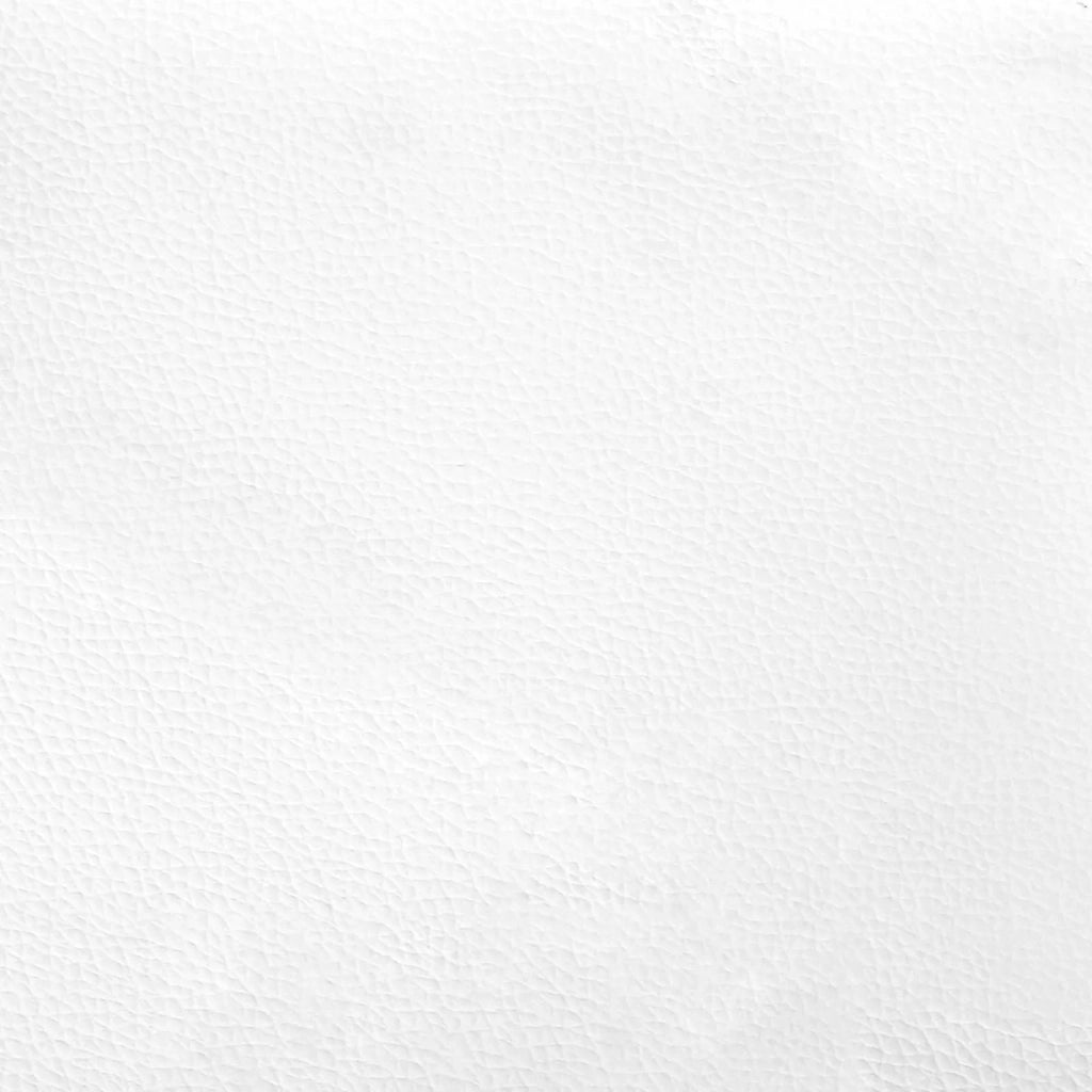 Letto matrimoniale | Letto per adulti | Struttura del letto con testiera Bianco 140 x 200 cm Similpelle