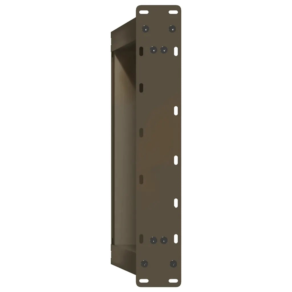 Gambe per Tavolino da Caffè a Forma di U 2 pz Acciaio Naturale 70x(42-43) cm Acciaio 4012775