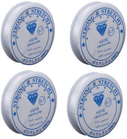 Cordone elastico trasparente 0,8 mm - 4 rulli - 6 metri per rullo - cordone per gioielli - cordone invisibile