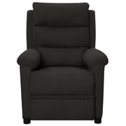 Poltrona | Sedia Relax Reclinabile in Tessuto Nero