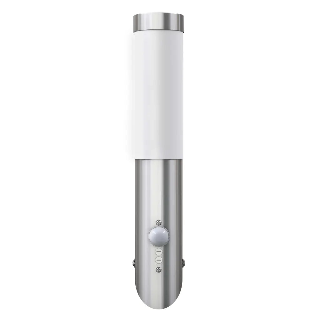 Lampioncino moderno in acciaio inox, sensore di movimento CFW9126002